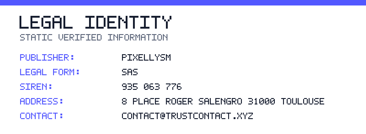 Legal company information